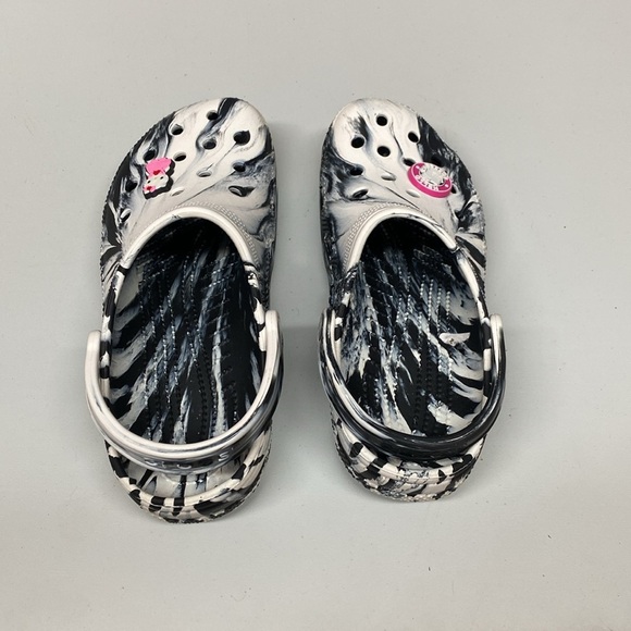Crocs Classic Marbled Clog With Hello Kitty Jibbitz - Picture 2 of 8